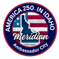 America 250 Meridian Ambassador City Logo